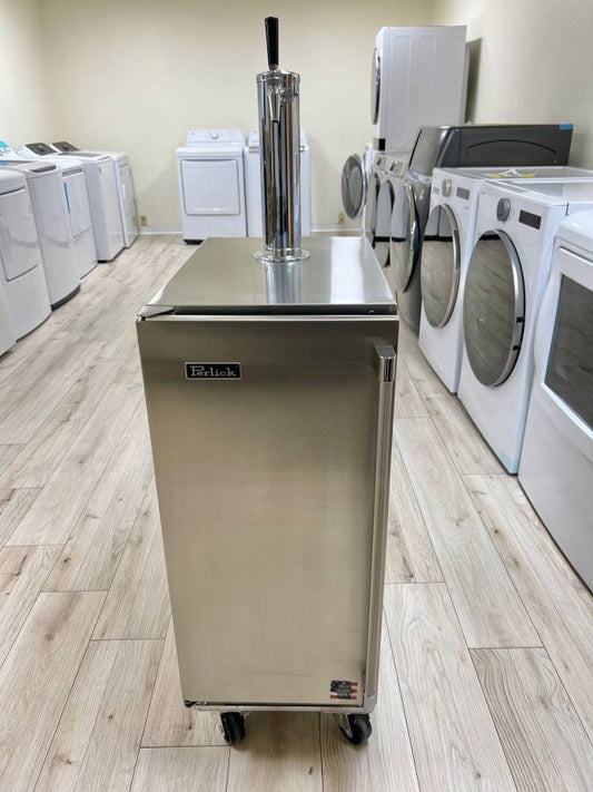 15 INCH Perlick HP15TS31L Built-in Indoor Beer Dispenser Sixth Barrel * New Open Box * 525 BTU Compressor, 650SS, Stainless Steel , Left Hinge