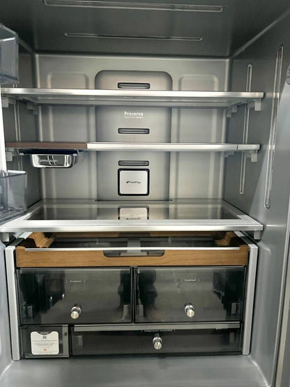36 INCH KitchenAid KRFC704FPS French Door Refrigerator * New Open Box * 23.8 cu. ft., 3 Glass Shelves, Gallon Door Bins, Preserva Food Care System, Ice Water Dispenser, Auto Icemaker, Stainless Steel .