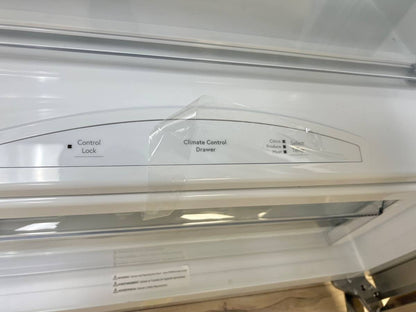 42 Inch GE Cafe CSB42WP2NKS1 Built-In Side by Side Refrigerator New * Open Box 25.2 Cu. Ft. , Showcase LED Lighting, WiFi Connect Technology, Large Door Bins, Ice Maker, CSA, UL Listed Sabbath Mode .