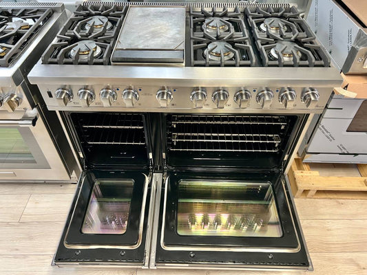 48 INCH Viking Professional VDSC5486GSS Dual Fuel Gas Range Stainless Steel , 6 Burner with Griddle