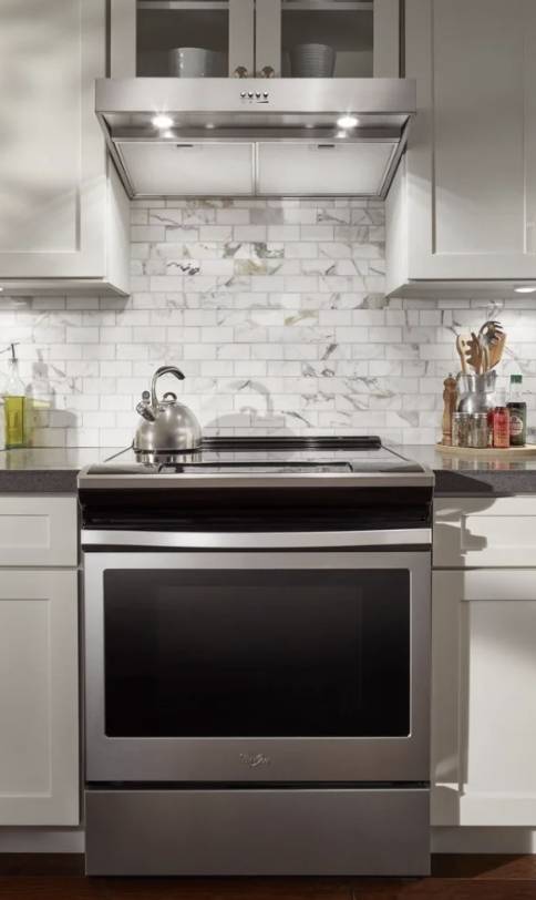 24 INCH Whirlpool WVU37UC4FS Under Cabinet Range Hood 3-Speed * New Open Box * 3 Speed , 250 CFM Blower ,  Push Button Controls , LED Task , Dishwasher Safe Grease Filters Duct Free Recirculation Option , 5 Sones Quiet Operation , Stainless Steel
