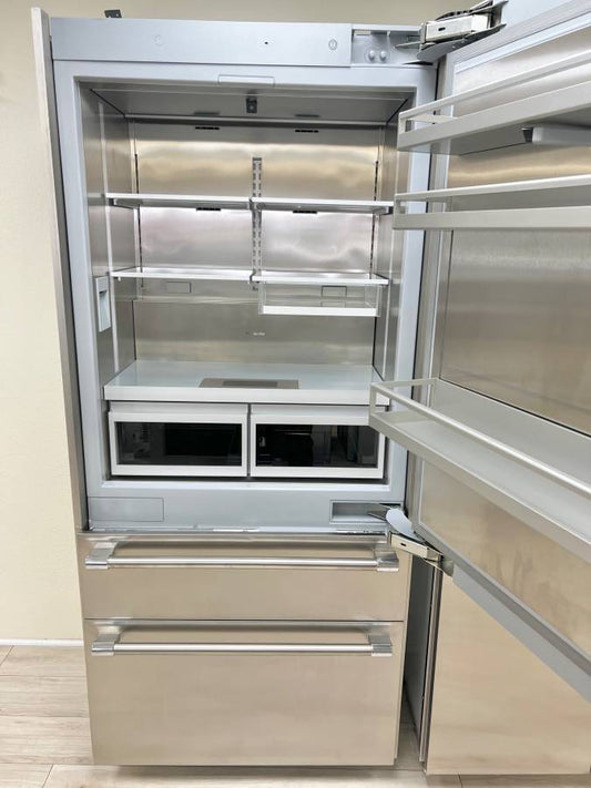 36 INCH Thermador T36IB100SP Stainless Built-In Refrigerator Panel NEW * Open Box Steel