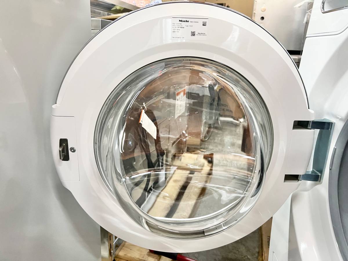 Miele  WXF660WCS 24 Inch Front Load Smart Washer with 2.26 Cu. Ft. Capacity, Honeycomb™ Drum, TwinDos Automatic Detergent Dispensing, Direct Sensor User Interface, WiFiConn@ct, Add Laundry, Sanitize, and SoftSteam Option