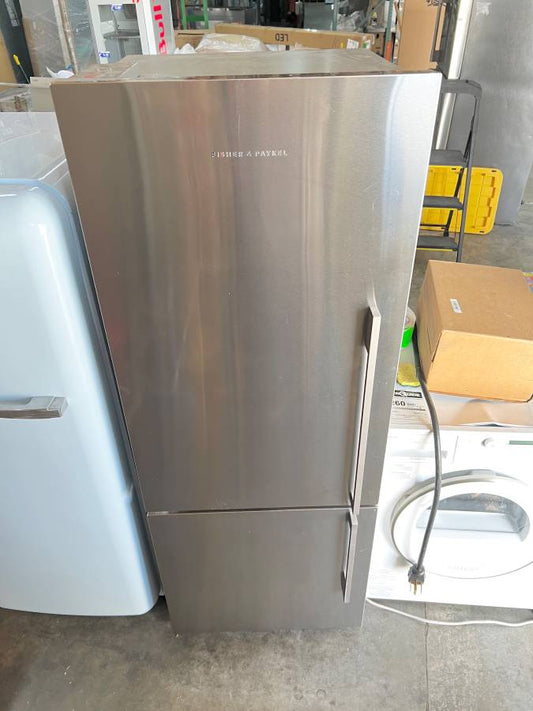 25 INCH Fisher & Paykel RF135BDLJX4 Counter Depth Refrigerator * NEW * Open Box Stainless Steel
