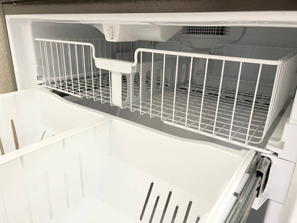 36 INCH Whirlpool WRMF3636RZ 4-Door French Door Refrigerator * NEW Open Box * 27.8 CU Ft , Gallon Door Bins, Crispers ,  Dual Ice Maker  PurePour Water Filter , PureAir Ultra II Air Filter , Energy Star Certified , Stainless Steel .