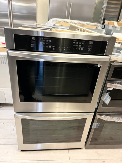 30 INCH Samsung NV51T5511DS Double Wall Oven * New Open Box *  10.2 Cu Ft , Wi-Fi ,  Steam Clean , Self Clean , Broiler , Proofing ,  Warming , Child Safety Lock , Sabbath , Stainless Steel .