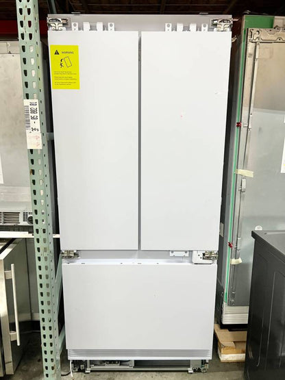 36 INCH Bertazzoni REF36FDBZPNV24 Panel Ready BUILT IN Refrigerator * New Open Box * Counter Depth Panel Ready French Door Style Refrigerator  LED Touch Dual Cooling , Water Dispenser ,  Ice Maker, Sabbath , ADA, Energy Star