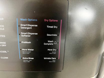28 INCH GE Profile PFQ97HSPVDS Front Load Washer Dryer Combo * NEW ** 4.8 Cu Ft , Energy Star , Ventless Heat Pump Dryer, 110V outlet, ADA, Carbon Graphite.
