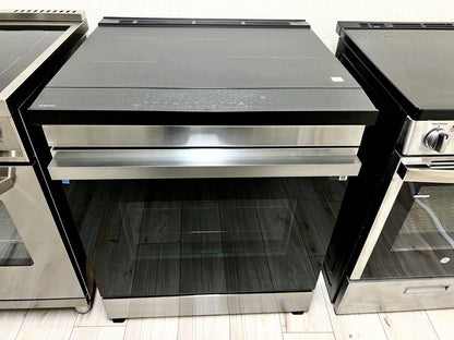 30 INCH Samsung BESPOKE NSI6DG9300SR Slide-In Induction Range 6.3 Cu. Ft. Oven, Air Fry,  Convection, Auto Conversion, Proof,  Storage Drawer, Self  Steam Clean, Sabbath,  ADA , ENERGY STAR  * New Open Box  *