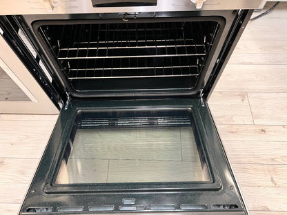 30 INCH Bosch 500 Series  HBL57M52UC Double Combination Electric Wall Oven with 6.2 cu. ft. Total Capacity, True Convection, Sensor Cooking, Self-Clean, Popcorn Setting, Glass Turntable , New Open Box
