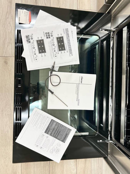 36 INCH Dacor Contemporary  DOP36C86DLS Freestanding Dual Fuel Smart Steam Range with 6 Sealed Burners, 4.8 cu. ft. Oven Capacity, and Four-Part Pure Convection: Silver Stainless Natural gas Or Propane LP