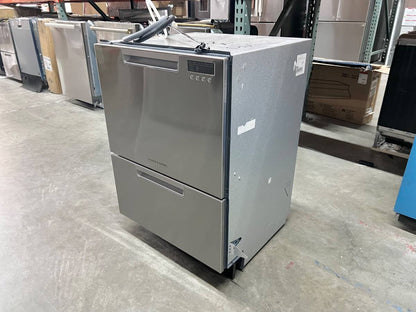 24 INCH Fisher & Paykel DishDrawer Series  DD24DCTX9N Full Console Double DishDrawer 14 Place Setting, 15 Wash Cycles, 3 Wash Modifiers, 6 Wash Programs, Sanitize, Cutlery Basket, Child Lock,44 dBA Energy Star Stainless