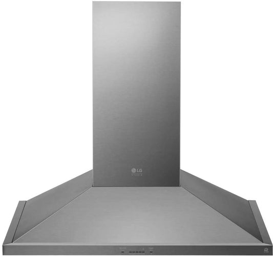 36 INCH LG Studio LSHD3680ST Wall Chimney Hood 600 CFM * New Open Box * Stainless Steel  Dishwasher  Low profile 5 Speed Wi-FI ThinQ Dual LED