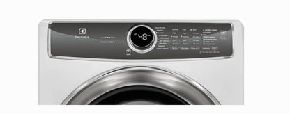 27 INCH Electrolux  EFMG627UIW Gas Dryer 8.0 Cu. Ft. 9 Dryer Programs,  Delay Start, ENERGY STAR,  Island White * New Open Box *