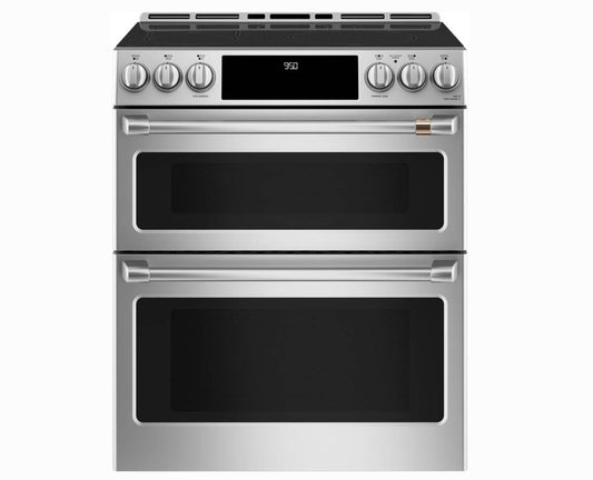 30 INCH GE Cafe CHS950P2M8S1 Induction Range AIR FRY Convection * New Open Box * Stainless Slide In Induction Electric Glasstop Range ,  Convection Oven , Air Fry , Steam Clean, Self Clean
