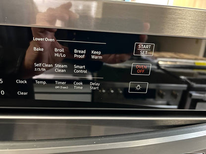 30 INCH Samsung NV51T5511DG Double Wall Oven Black Stainless  Steel 10.2 Cu Ft , Wi-Fi , Steam ,  Self Clean , Broiler , Proofing , Warming Mode,  Child Lock , Sabbath Mode,  Fingerprint Resistant Black * New Open Box *