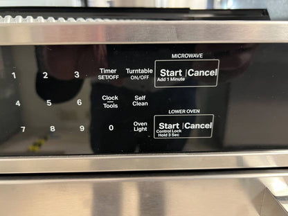 30 INCH KitchenAid KOEC530PSS Built-In Microwave Wall Oven Combo * New Open Box * Combination Microwave Wall Oven 5.0 Cu. Ft. , 1,600w Power Microwave, Air Fry Mode,  CrispWave Technology, Star-K Certified, Stainless Steel .