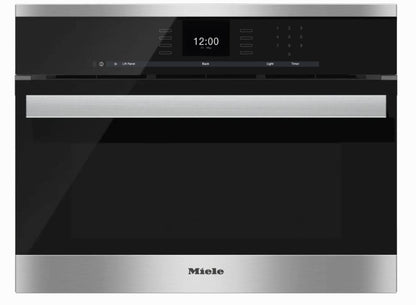 24 INCH Miele DG6600 Single Electric Steam Oven , European Convection * New Open Box * Stainless MasterChef ,  MultiSteam , Temperature Probe , XL Cavity , PerfectClean Finish ,  Sensor Tronic Controls , Silhouette Handle, Sabbath Mode, Clean Touch Steel