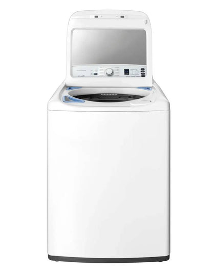 27 INCH Insignia 4.1 Cu. Ft. High Efficiency Top Load Washer White New * Open Box * 4.1 Cu Ft 11 Washing Programs Child Lock Delay Start  Eco Warm Cold Hot High Efficiency Energy Star