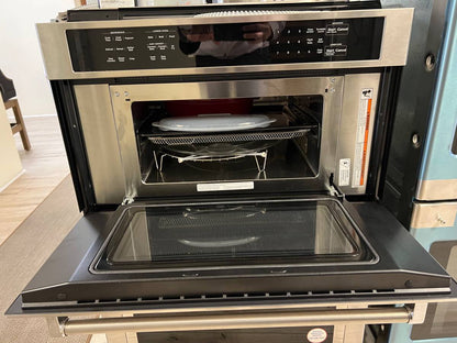 30 INCH KitchenAid KOEC530PSS Built-In Microwave Wall Oven Combo * New Open Box * Combination Microwave Wall Oven 5.0 Cu. Ft. , 1,600w Power Microwave, Air Fry Mode,  CrispWave Technology, Star-K Certified, Stainless Steel .