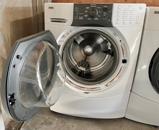 27 Inch Kenmore Elite Front Load Washer Machine , Used Condition , HE , Energy Star ,  White
