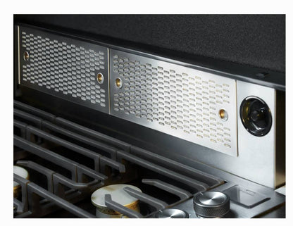 36 INCH Dacor Contemporary MRV3615S Downdraft Range Hood Black Stepless Blower Speed Capacity, Versatile Blower Options, Button Control, Removable Grease Filters * New Open Box *  Silver Stainless