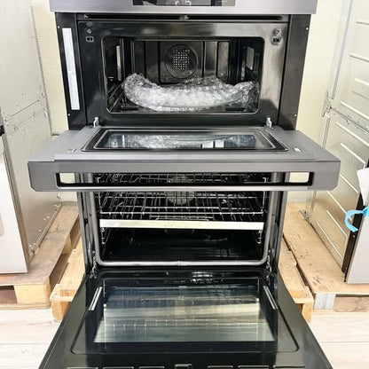 30 INCH Dacor  DOC30M977DM  Smart Electric Combination combo Wall Oven iQ Kitchen, Microwave Convection, GreenClean Self-Clean, Four-Part Dual Pure Convection, 1.9 cu. ft. Microwave, 4.8 cu. ft. Oven Steam Assist, Graphite Stainless * New Open Box