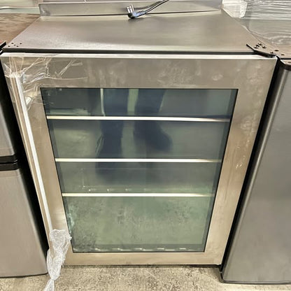 24 INCH U-Line  UHBV024SG01A Beverage Center , Wine Storage, Glass Door Stainless Frame, 115V, new open box