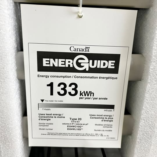 24 INCH Electrolux  EI24WL10QS Undercounter Wine Cooler 46-Bottle , Under Counter Stainless NEW