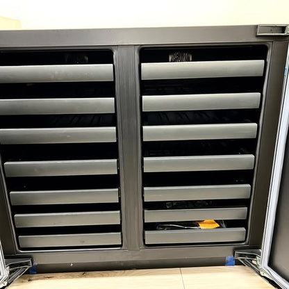 36 INCH U-Line 3000 Series U3036WCWCINT60A Built-In Wine Storage  62 Bottle  Dual Zone * New Open Box * Panel Ready