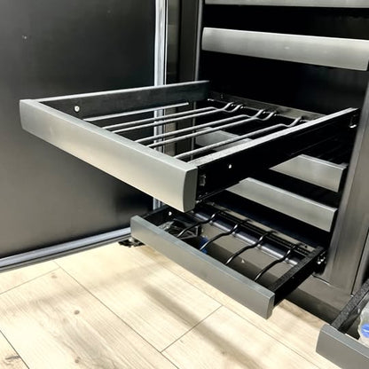 36 INCH U-Line 3000 Series U3036WCWCINT60A Built-In Wine Storage  62 Bottle  Dual Zone * New Open Box * Panel Ready