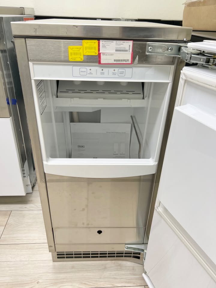 Viking FGIM515 15 Inch Ice Maker 26 lbs. Storage Clear Square Ice, NEW undercounter