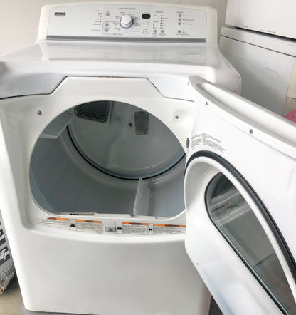 27 INCH Kenmore Elite Electric Front Load Dryer King Size Capacity , Used Condition , White