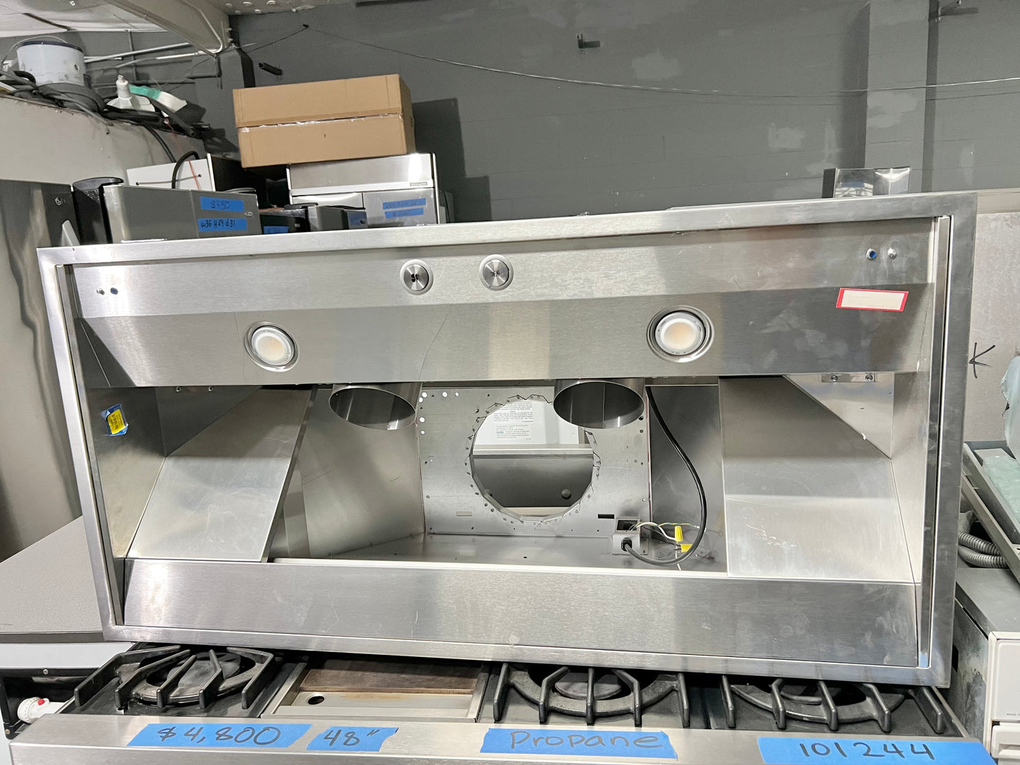 48 INCH Viking 5 Series  VCWH54848SS  Wall Mount Range Hood * New Open Box * Stainless Steel , Blower 1200 CFM Sold Separately