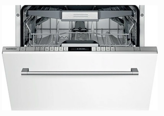 24 INCH GAGGENAU DF251761/52 Fully Integrated Dishwasher Panel Ready  , 14 Place Setting , 2 Cycle Options , Adjustable Upper Rack , 3rd Rack , Glass Protection , Load Sensor , 44 dBA , Energy Star  New Open Box