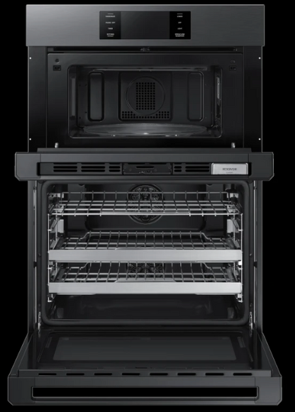 30 INCH Dacor  DOC30M977DM  Smart Electric Combination combo Wall Oven iQ Kitchen, Microwave Convection, GreenClean Self-Clean, Four-Part Dual Pure Convection, 1.9 cu. ft. Microwave, 4.8 cu. ft. Oven Steam Assist, Graphite Stainless * New Open Box