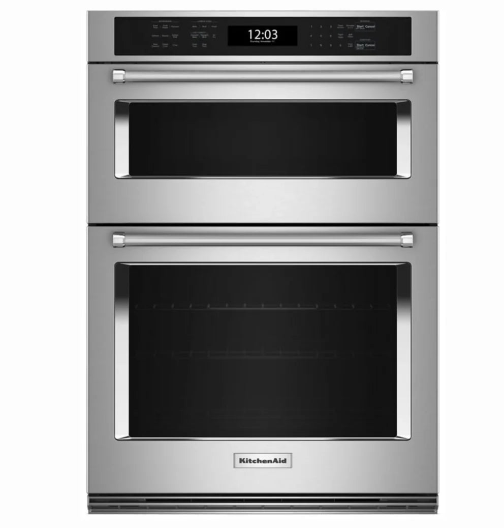 30 INCH KitchenAid KOEC530PSS Microwave Wall Oven AIR FRY * New Open Box * 5.0 Cu. Ft. , 1,600w Power Microwave, Air Fry Mode,  CrispWave Technology, Star-K Certified, Stainless Steel .