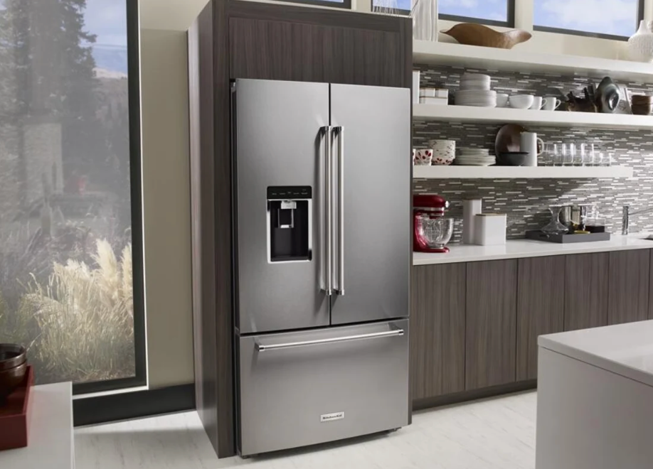 36 INCH KitchenAid KRFC704FPS French Door Refrigerator * New Open Box * 23.8 cu. ft., 3 Glass Shelves, Gallon Door Bins, Preserva Food Care System, Ice Water Dispenser, Auto Icemaker, Stainless Steel .