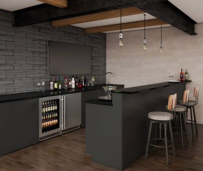 24 INCH U-Line  UHBV024SG01A Beverage Center , Wine Storage, Glass Door Stainless Frame, 115V, new open box