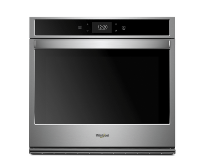 30 INCH Whirlpool  WOS72EC0HS Smart Single Wall Oven with True Convection Cooking, Touchscreen, Frozen Bake, Convection Conversion, Temperature Sensor,  Preheat, Keep Warm, FIT System, Control Lock,