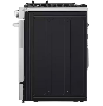 30 INCH LG Studio LSGS6338F Slide-In Gas Smart Range 5 Sealed Burners,6.3 cu. ft. Oven,Storage Drawer, Air Fry, Bake Convection, InstaView Window, Wi-Fi,, Voice Control,Ultra Heat Burner Stainless Steel * New Open Box *