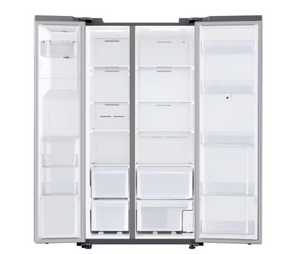 36 INCH Samsung RS27T5561SR Side by Side Refrigerator  Family Hub, Alexa Built-In,  In-Door Ice Maker,  Filtered Water/Ice Dispenser,  ENERGY STAR , Fingerprint Resistant Stainless Steel  * New Open Box *