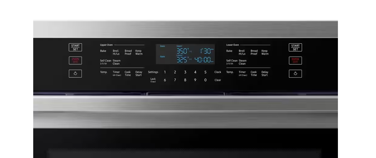 30 INCH Samsung NV51T5511DS Double Wall Oven * New Open Box *  10.2 Cu Ft , Wi-Fi ,  Steam Clean , Self Clean , Broiler , Proofing ,  Warming , Child Safety Lock , Sabbath , Stainless Steel .
