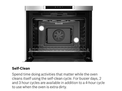 30 INCH Bosch 800 Series HBL8743UC Microwave Oven Combo Black Stainless Steel * New Open Box *  Self Clean , Meat Probe , Fast Pre-Heat, Telescopic Racks., Speed Oven,WIFI,Proof Mode,Glide Racks
