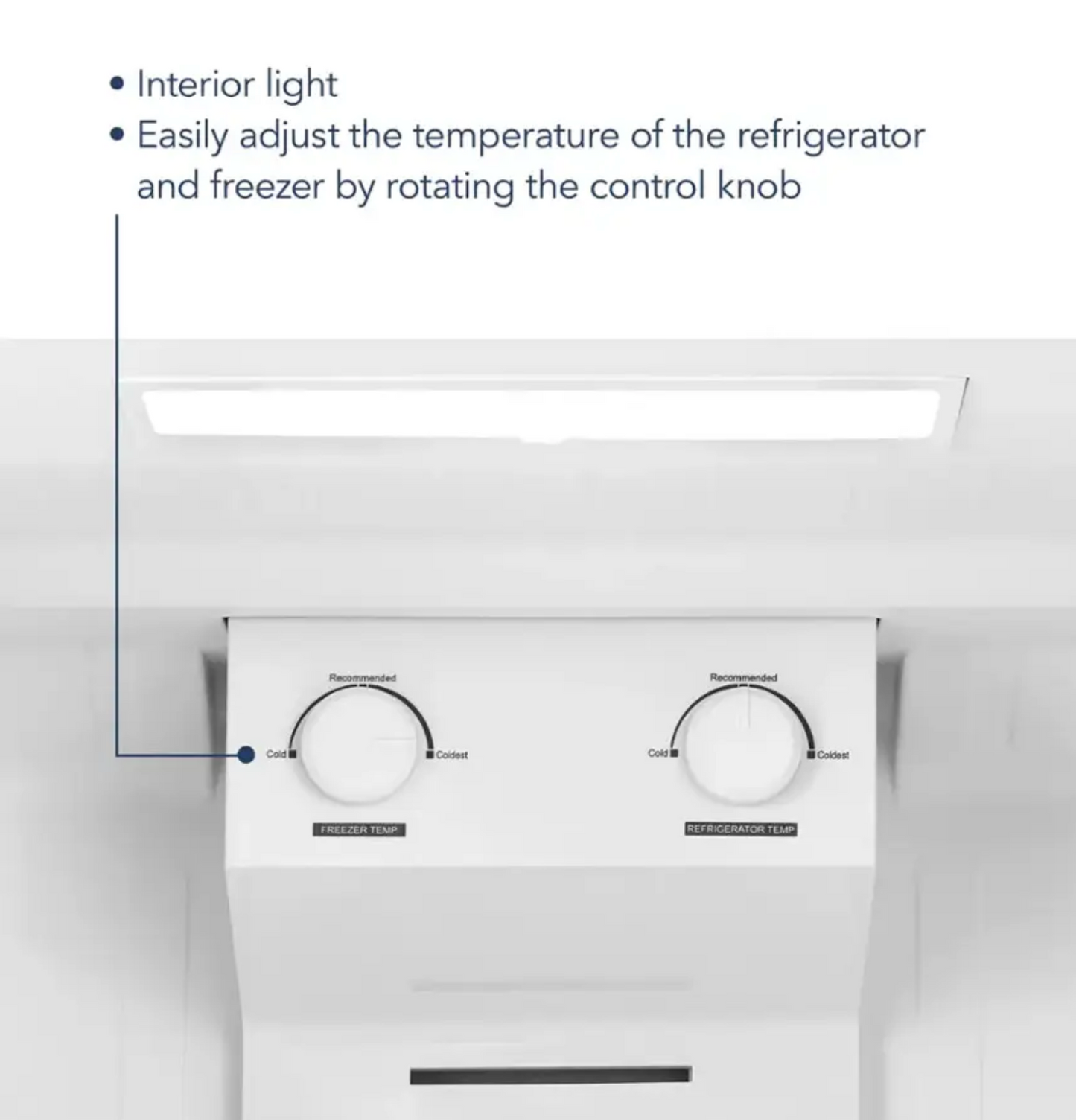 30 INCH  Insignia NS-RTM18WHD2 Top Freezer White Refrigerator 18 Cu Ft  * New Open Box *