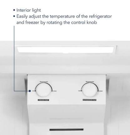 30 INCH  Insignia NS-RTM18WHD2 Top Freezer White Refrigerator 18 Cu Ft  * New Open Box *